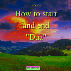 How to start and end dua (2)