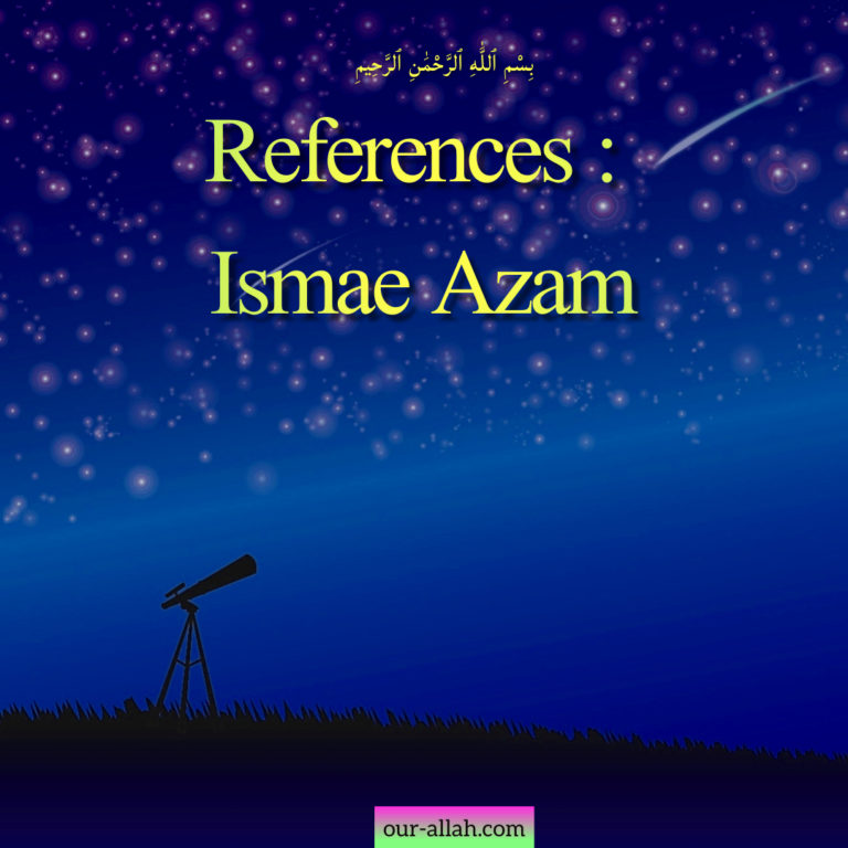 Isme Azam references