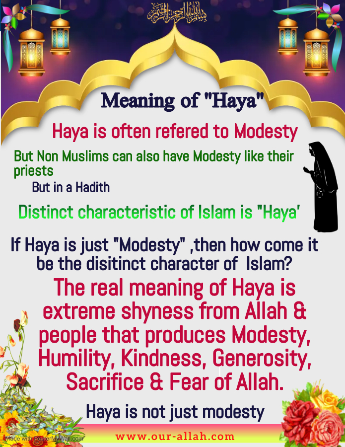 All You Need To Know About Haya Meaning In Islam