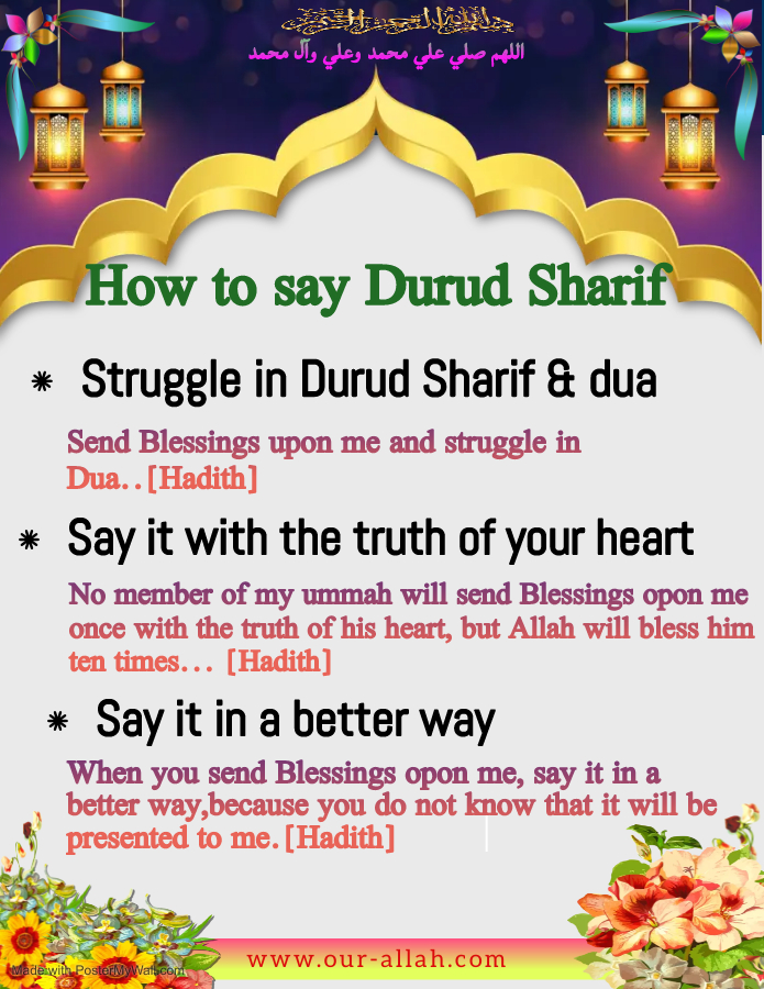 How to say Durud Sharif