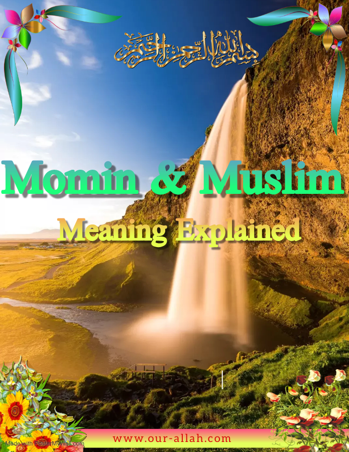 Difference between Momin and Muslim