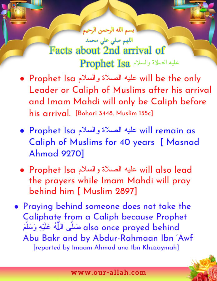 Important facts about 2nd Arrival of Prophet Isa (alayhay salam)